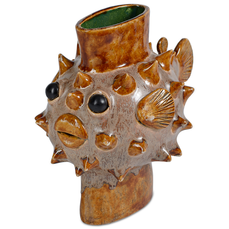Ваза Puffer Fish Vase Карамель Ваза Puffer Fish Vase Карамель в Липецке | Loft Concept