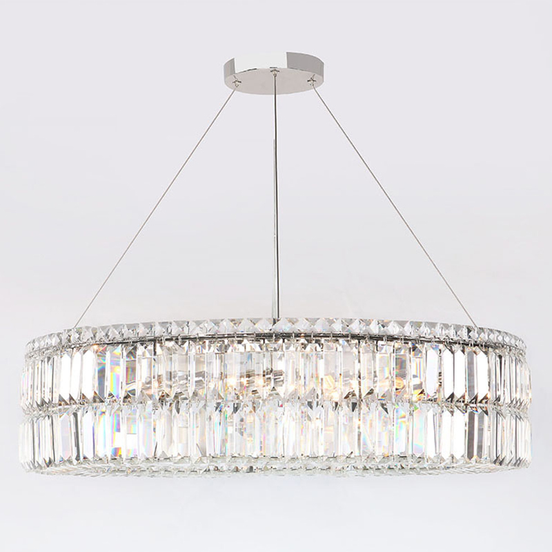 Люстра Darleen Crystal Nickel Chandelier 17 Никель Прозрачный (Transparent) Люстра Darleen Crystal Nickel Chandelier 17 Никель Прозрачный (Transparent) в Липецке | Loft Concept