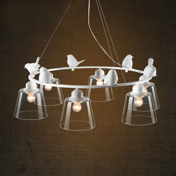 Люстра Provence Bird Chandelier Белый Люстра Provence Bird Chandelier Белый в Липецке | Loft Concept