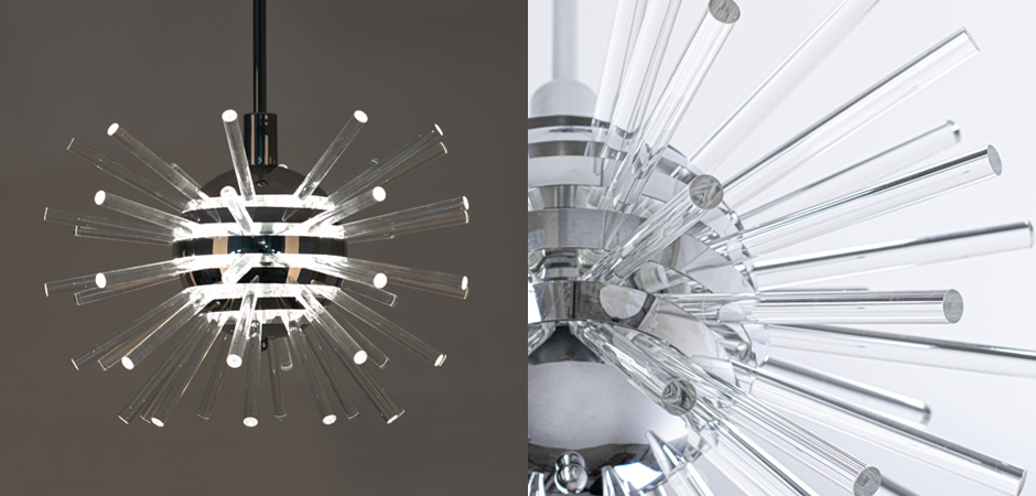 Bakalowits Miracle Sputnik Chandelier with Crystal Glass Rods Bakalowits Miracle Sputnik Chandelier with Crystal Glass Rods - Loft-Concept в Липецке