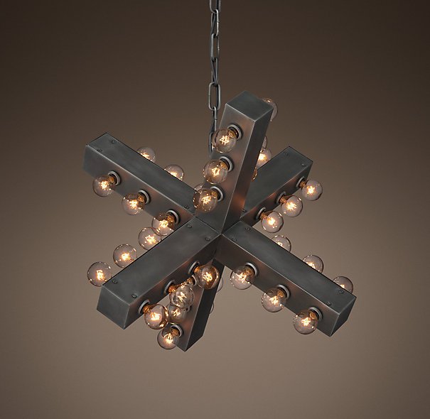Люстра Nero Chandelier 56 Черный Люстра Nero Chandelier 56 Черный в Липецке | Loft Concept