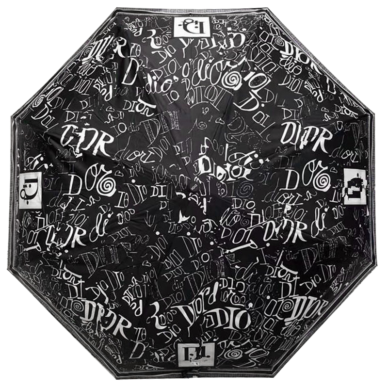 Зонт раскладной CHRISTIAN DIOR дизайн 011 Черный цвет Черный Зонт раскладной CHRISTIAN DIOR дизайн 011 Черный цвет Черный в Липецке | Loft Concept