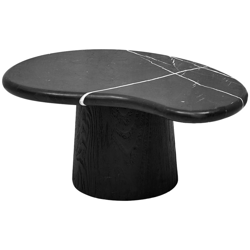 Кофейный стол Geoffroy Coffee Table Черный Мрамор Nero Черный матовый Кофейный стол Geoffroy Coffee Table Черный Мрамор Nero Черный матовый в Липецке | Loft Concept