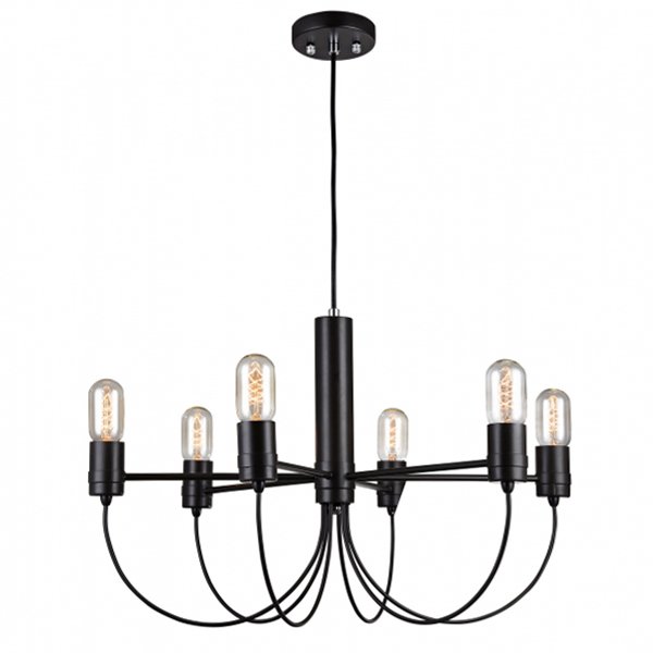 Люстра Loft Bars Fountain Chandelier 6 Черный Люстра Loft Bars Fountain Chandelier 6 Черный в Липецке | Loft Concept