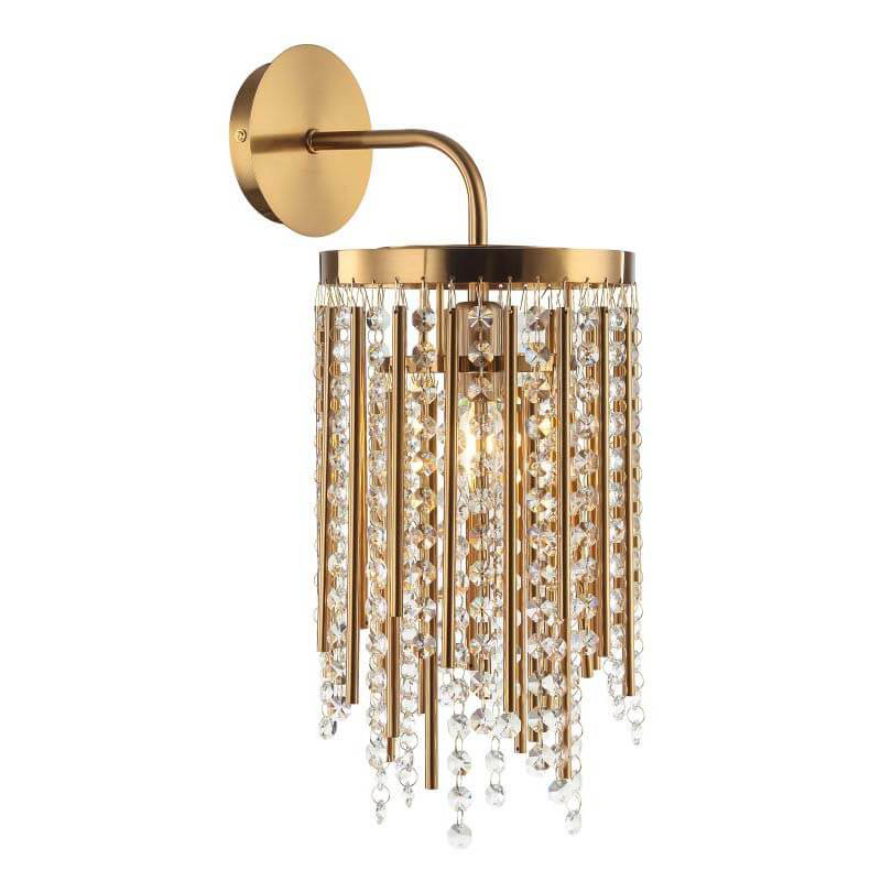 Бра Crystal Wind Chimes Bronze Wall Lamp Бронза Прозрачный Бра Crystal Wind Chimes Bronze Wall Lamp Бронза Прозрачный в Липецке | Loft Concept