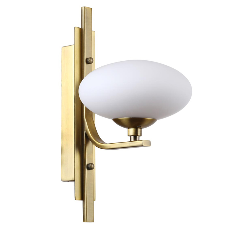 Oval Balls Mushrooms Wall Lamp Brass Латунь Прозрачный белый Oval Balls Mushrooms Wall Lamp Brass Латунь Прозрачный белый в Липецке | Loft Concept