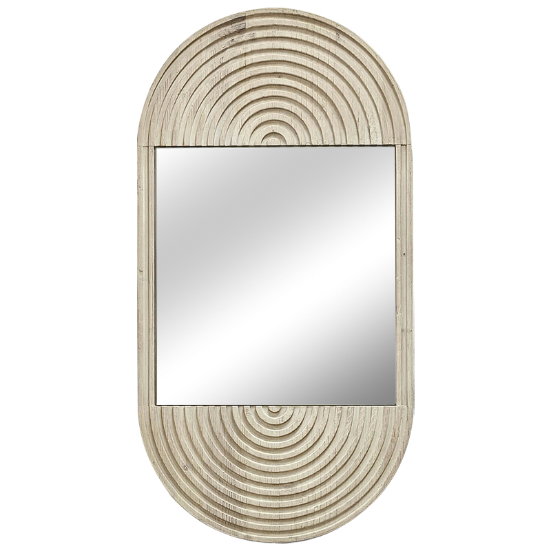 Зеркало Carrillo Mirror ivory ( слоновая кость ) Зеркало Зеркало Carrillo Mirror ivory ( слоновая кость ) Зеркало в Липецке | Loft Concept