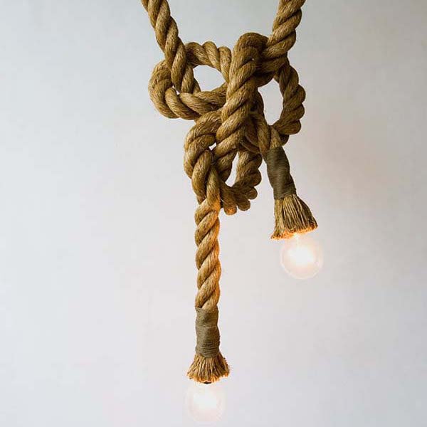 Подвесной светильник Rope Double Подвесной светильник Rope Double в Липецке | Loft Concept