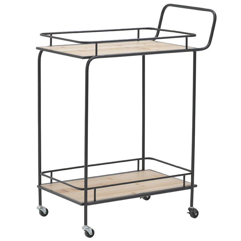 Стол для сервировки Weston Serving Table Черный Древесина Стол для сервировки Weston Serving Table Черный Древесина в Липецке | Loft Concept