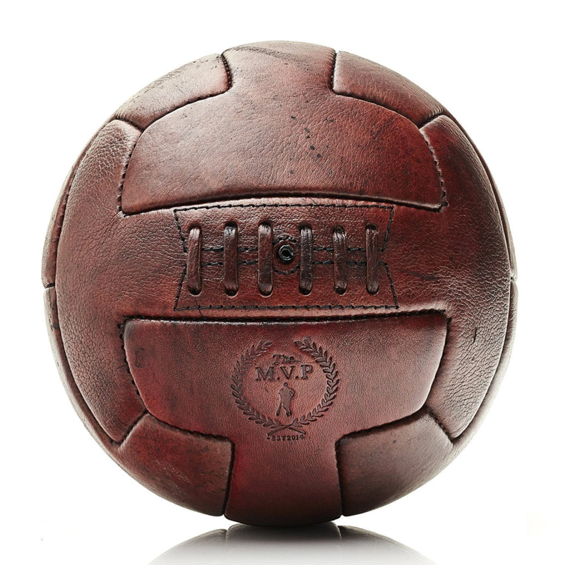 Футбольный Мяч из коричневой Кожи RETRO HERITAGE BROWN LEATHER T SOCCER BALL Коричневый винтаж Футбольный Мяч из коричневой Кожи RETRO HERITAGE BROWN LEATHER T SOCCER BALL Коричневый винтаж в Липецке | Loft Concept