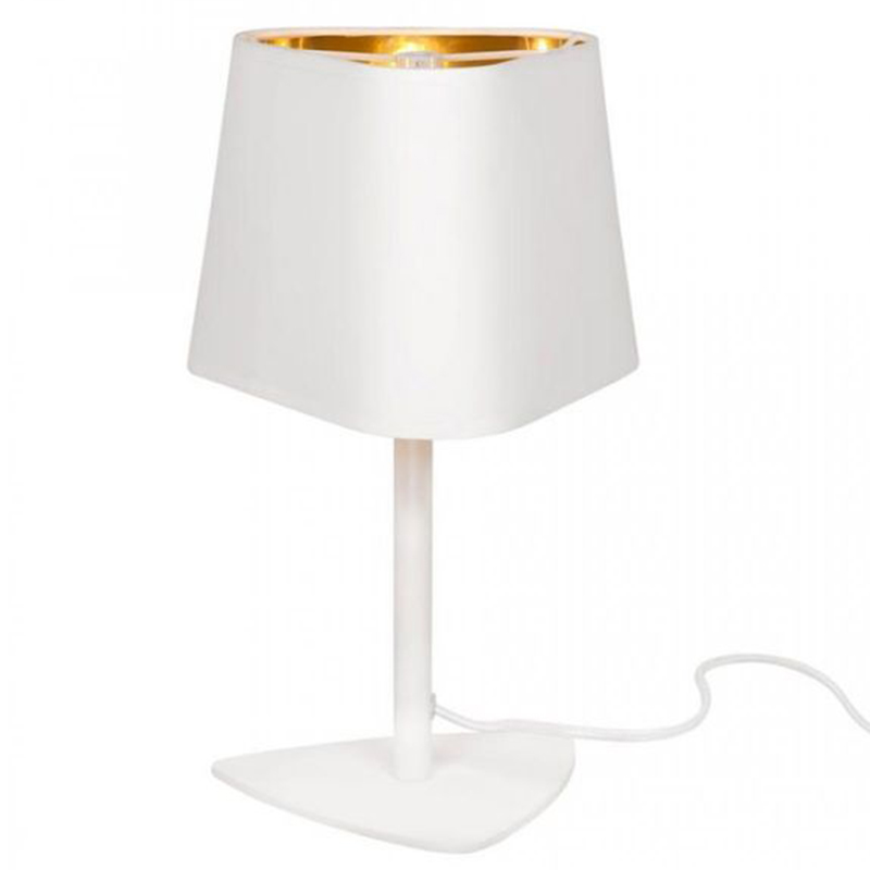 Настольная Лампа Designheure Lighting Table Lamp White Белый Золотой Настольная Лампа Designheure Lighting Table Lamp White Белый Золотой в Липецке | Loft Concept