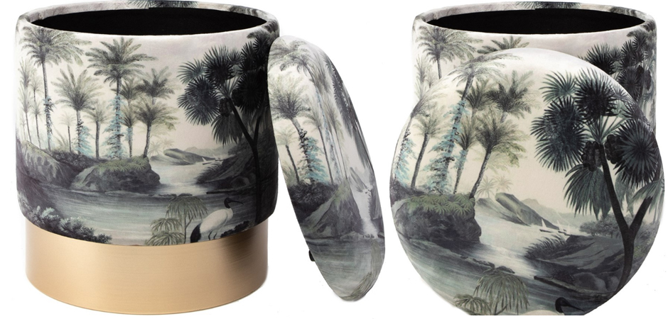 Пуф PUF Jungle Print river&tree small Пуф PUF Jungle Print river&tree small - Loft-Concept в Липецке