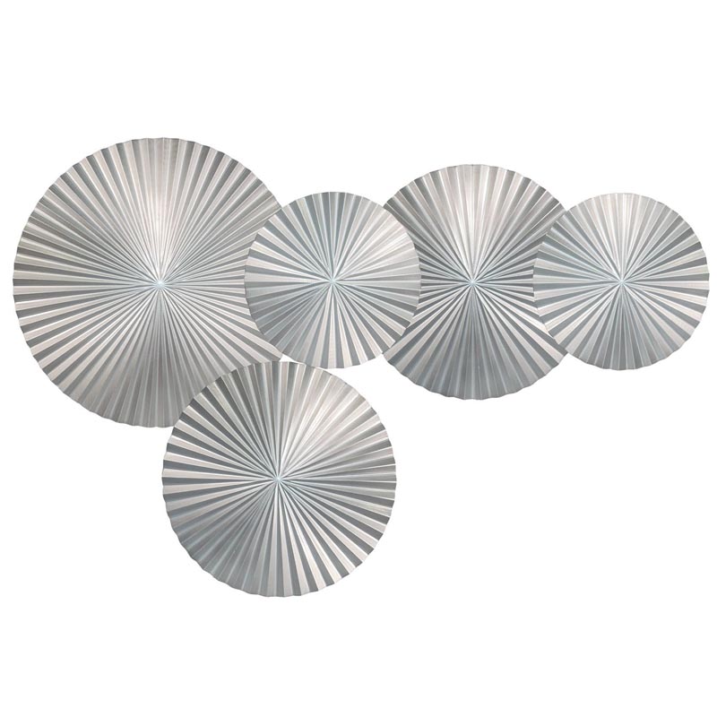Арт-объект Apollo Silver Wall Plaque Disc 5 Серебряный Арт-объект Apollo Silver Wall Plaque Disc 5 Серебряный в Липецке | Loft Concept
