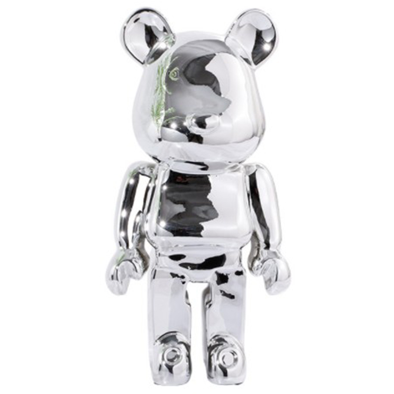 Статуэтка Bearbrick Silver Серебряный в Липецке | Loft Concept 