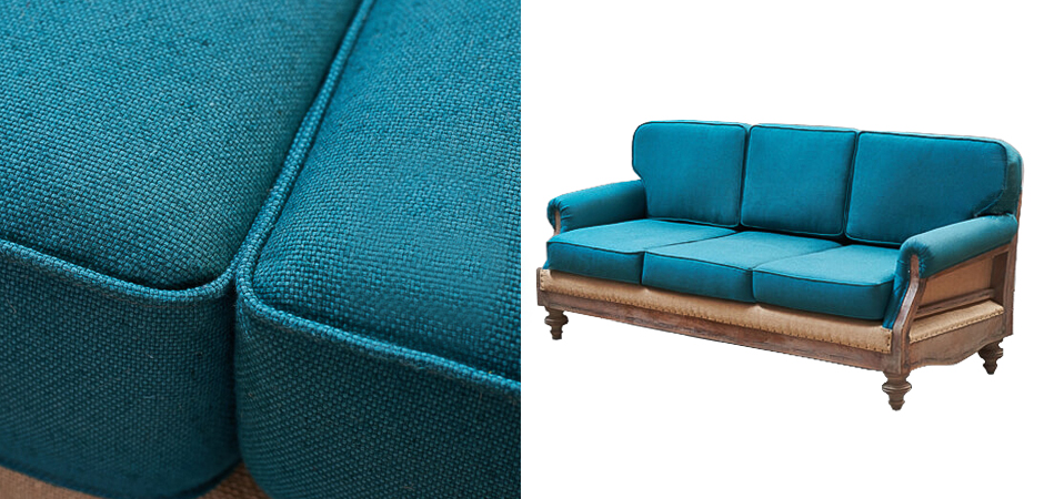 Диван Deconstructed Sofa turquoise Linen triple Диван Deconstructed Sofa turquoise Linen triple - Loft-Concept в Липецке