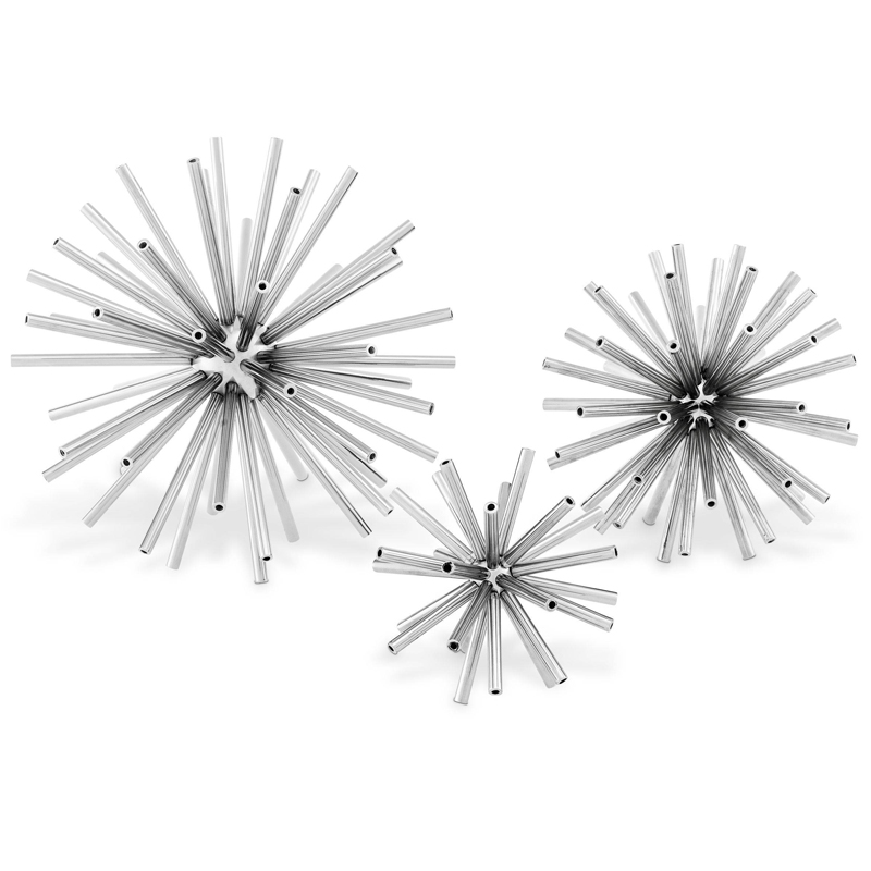 Аксессуары Eichholtz Object Meteor set of 3 Никель Аксессуары Eichholtz Object Meteor set of 3 Никель в Липецке | Loft Concept