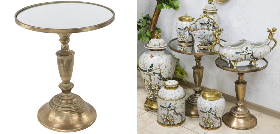 Приставной стол Table Bronze Glass Приставной стол Table Bronze Glass - Loft-Concept в Липецке