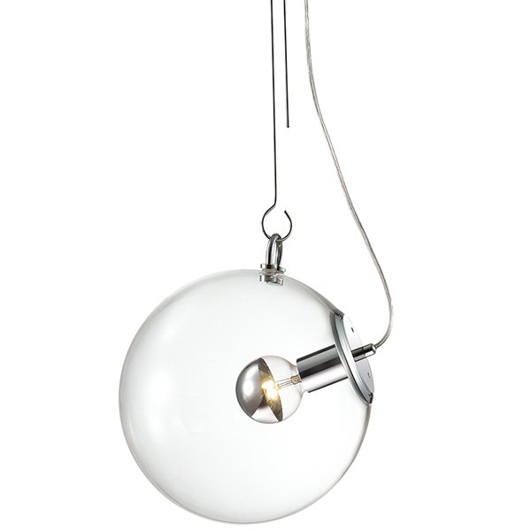Подвесной светильник Miconos Pendant Хром Прозрачный Подвесной светильник Miconos Pendant Хром Прозрачный в Липецке | Loft Concept