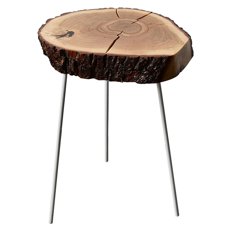 Приставной стол Grant Industrial Metal Rust Side Table Светлый дуб Коричневый Черный Приставной стол Grant Industrial Metal Rust Side Table Светлый дуб Коричневый Черный в Липецке | Loft Concept