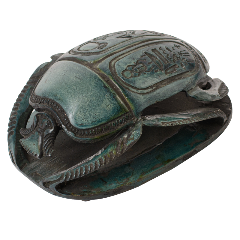 Статуэтка Скарабей Scarab Beetle dark green 2 Зеленый Статуэтка Скарабей Scarab Beetle dark green 2 Зеленый в Липецке | Loft Concept