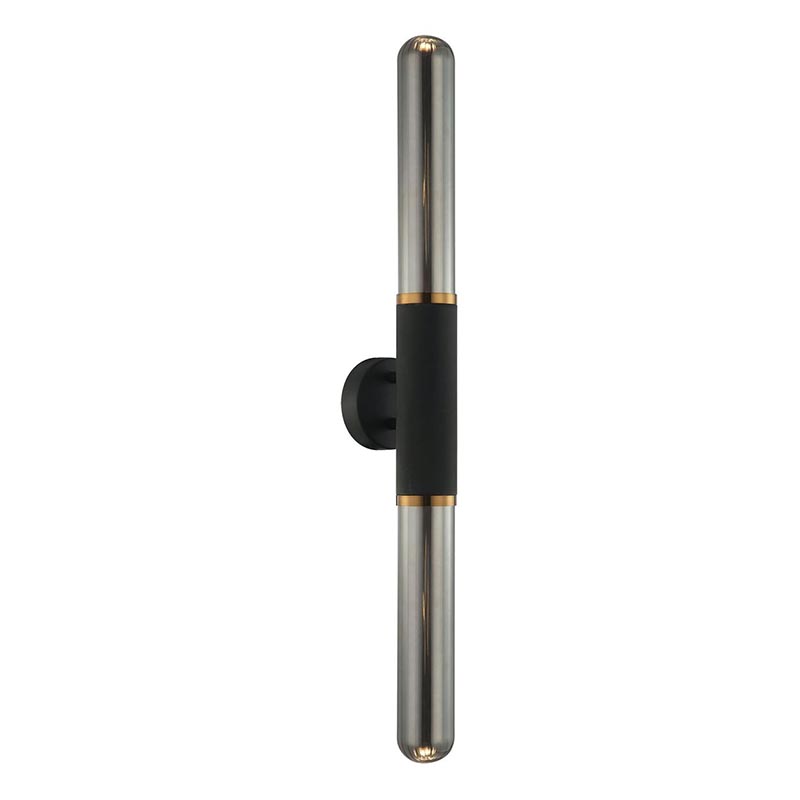 Бра Grover Black Grey Wall Lamp Серый Черный Глянцевое золото Бра Grover Black Grey Wall Lamp Серый Черный Глянцевое золото в Липецке | Loft Concept
