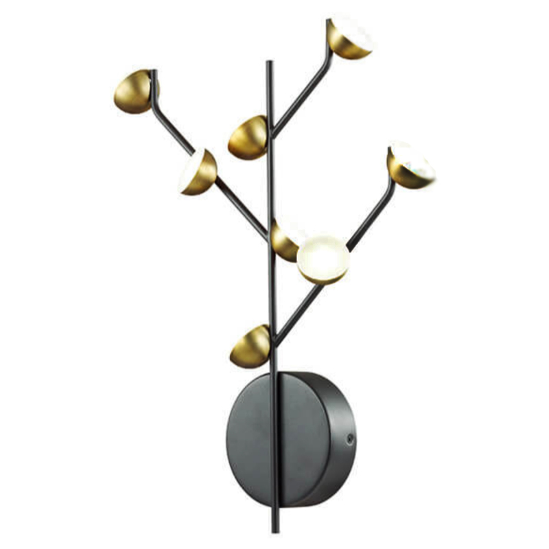 Бра Bloom Wall lamp Латунь Черный Бра Bloom Wall lamp Латунь Черный в Липецке | Loft Concept