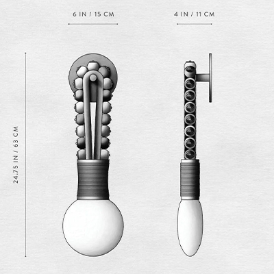 Бра TALISMAN LOOP SCONCE по дизайну студии Apparatus Бра TALISMAN LOOP SCONCE по дизайну студии Apparatus в Липецке