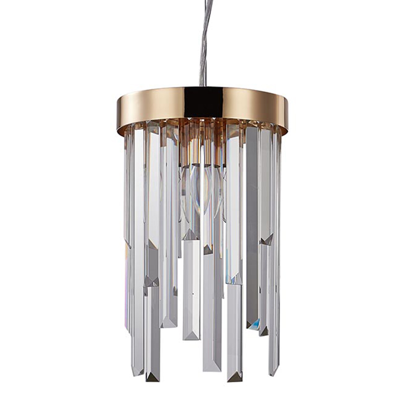 Подвесной светильник Bennett Pendant Lamp Золотой Прозрачный Подвесной светильник Bennett Pendant Lamp Золотой Прозрачный в Липецке | Loft Concept