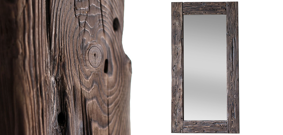 Зеркало Aged Wood Mirror Зеркало Aged Wood Mirror - Loft-Concept в Липецке