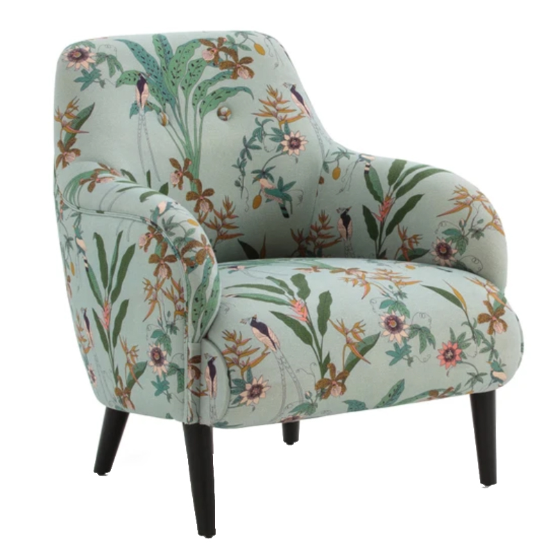 Кресло Lipstick Fauteuil melange lin Зеленый шалфей Кресло Lipstick Fauteuil melange lin Зеленый шалфей в Липецке | Loft Concept
