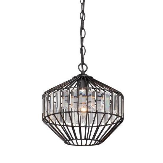 Люстра Glass Plate Pendant #6 Black Черный Люстра Glass Plate Pendant #6 Black Черный в Липецке | Loft Concept