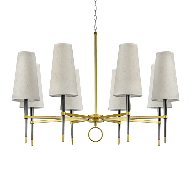 Люстра Lillian Loft Industrial Золотой Черный Белый Люстра Lillian Loft Industrial Золотой Черный Белый в Липецке | Loft Concept