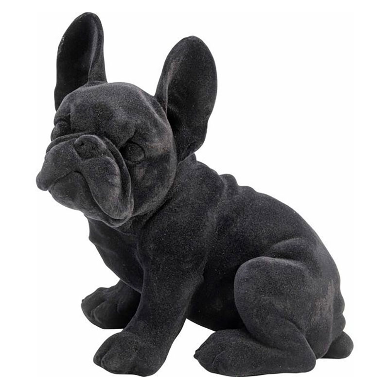 Статуэтка декоративная черная собака Black Dog Черный Статуэтка декоративная черная собака Black Dog Черный в Липецке | Loft Concept