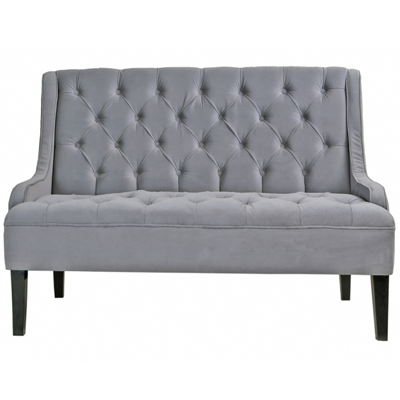 Диван Folket Sofa velour gray Серый (Gray) Диван Folket Sofa velour gray Серый (Gray) в Липецке | Loft Concept