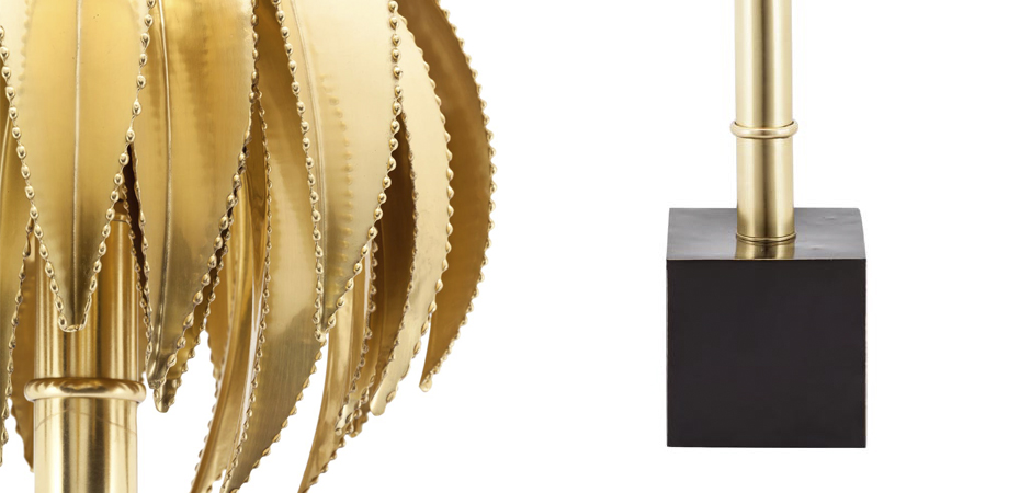 Настольная лампа TABLE LAMP PALMERY GOLD Настольная лампа TABLE LAMP PALMERY GOLD - Loft-Concept в Липецке