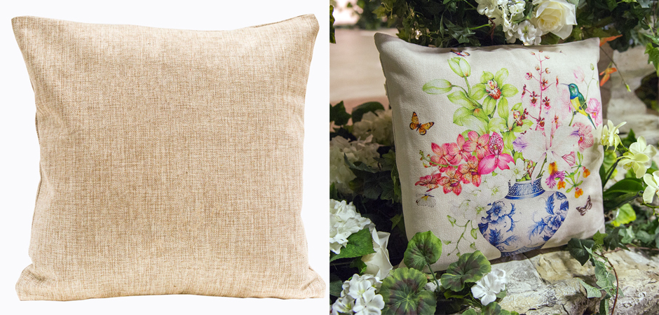 Декоративная подушка Orchids and Iris Pillow Декоративная подушка Orchids and Iris Pillow - Loft-Concept в Липецке