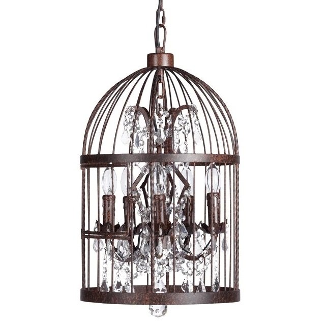 Люстра BirdCage Brown 35 Коричневый Люстра BirdCage Brown 35 Коричневый в Липецке | Loft Concept