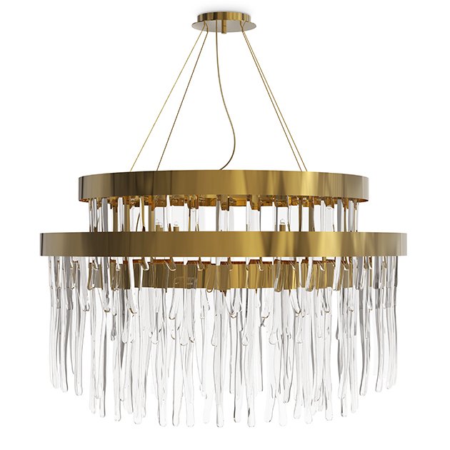 Люстра Luxxu Babel suspension Глянцевое золото Прозрачное Стекло Люстра Luxxu Babel suspension Глянцевое золото Прозрачное Стекло в Липецке | Loft Concept