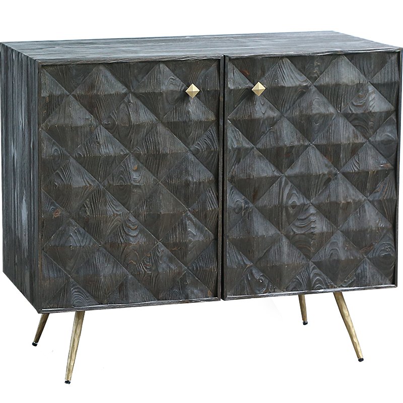 Комод Sideboard Reflect Латунь Черный Комод Sideboard Reflect Латунь Черный в Липецке | Loft Concept