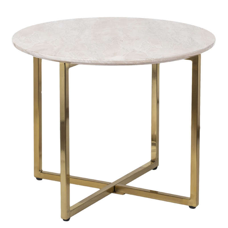 Приставной стол Esmond Side Table Латунь Приставной стол Esmond Side Table Латунь в Липецке | Loft Concept