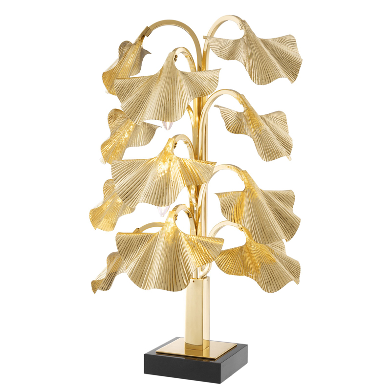 Настольная лампа Eichholtz Table Lamp Donati Латунь Черный в Липецке | Loft Concept 