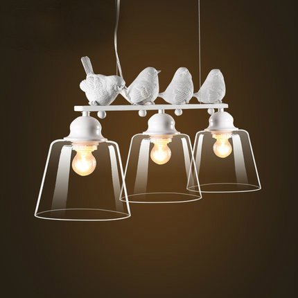 Люстра Provence Bird Pendant Line 3 Белый Люстра Provence Bird Pendant Line 3 Белый в Липецке | Loft Concept