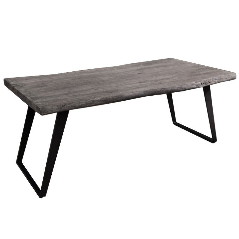 Обеденный стол Eco Dark Wood Дерево Серый Черный Обеденный стол Eco Dark Wood Дерево Серый Черный в Липецке | Loft Concept