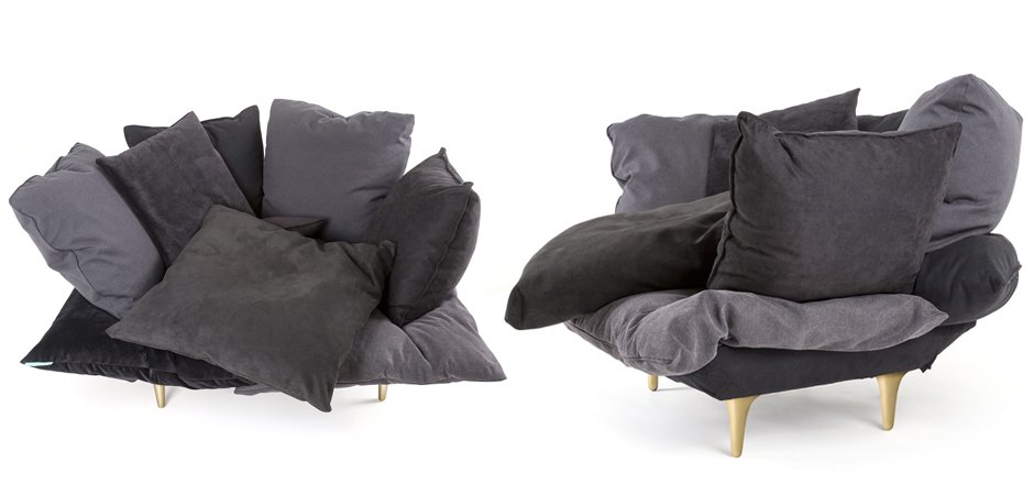 Кресло Seletti Armchair Comfy charcoal grey Кресло Seletti Armchair Comfy charcoal grey - Loft-Concept в Липецке