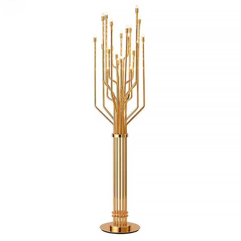Торшер JANIS floor lamp Глянцевое золото Торшер JANIS floor lamp Глянцевое золото в Липецке | Loft Concept
