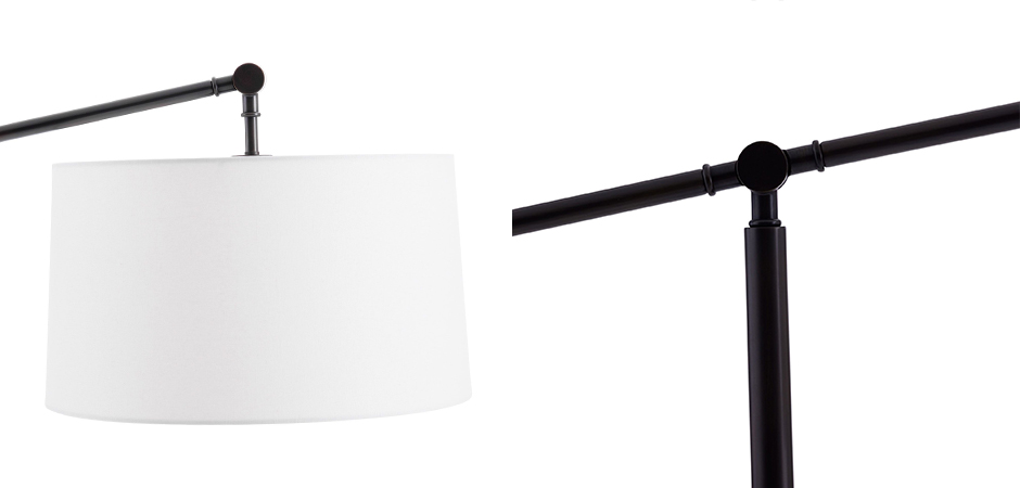 Торшер Arteriors NEWARK FLOOR LAMP Black Торшер Arteriors NEWARK FLOOR LAMP Black - Loft-Concept в Липецке