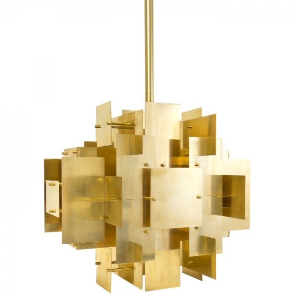 Люстра Jonathan Adler PUZZLE CHANDELIER Латунь Люстра Jonathan Adler PUZZLE CHANDELIER Латунь в Липецке | Loft Concept