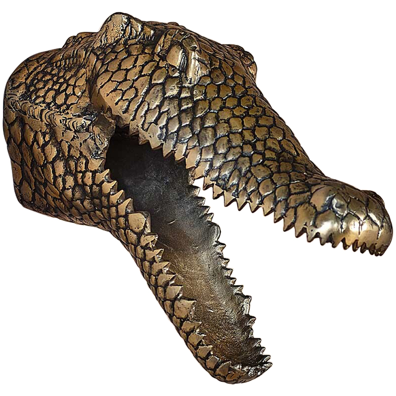 Аксессуар на стену Crocodile Винтажная латунь Аксессуар на стену Crocodile Винтажная латунь в Липецке | Loft Concept