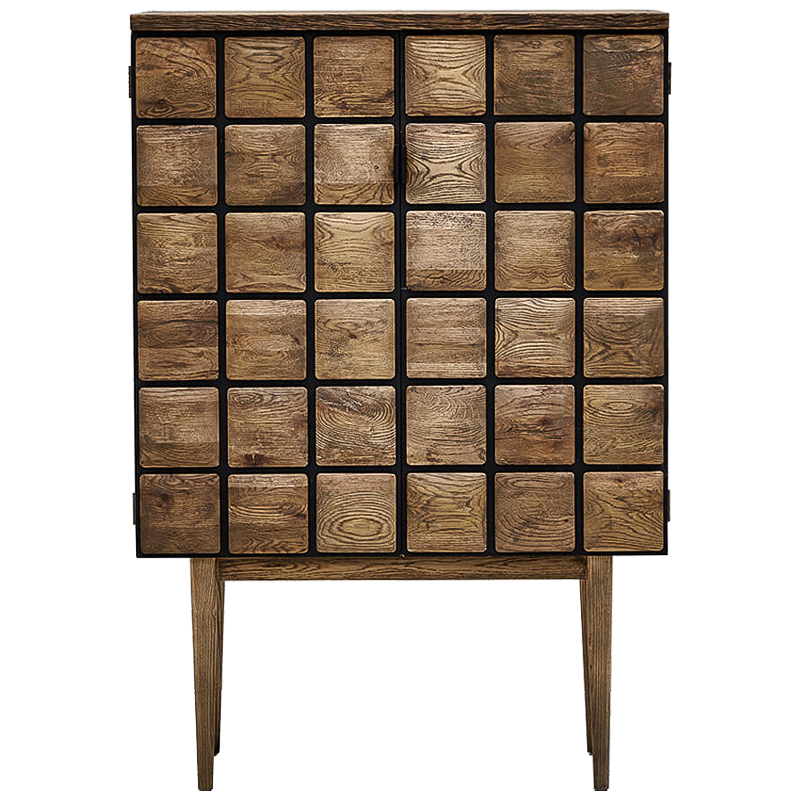 Комод из дуба с 2-мя дверцами Nakain chest of drawers Коричневый Комод из дуба с 2-мя дверцами Nakain chest of drawers Коричневый в Липецке | Loft Concept