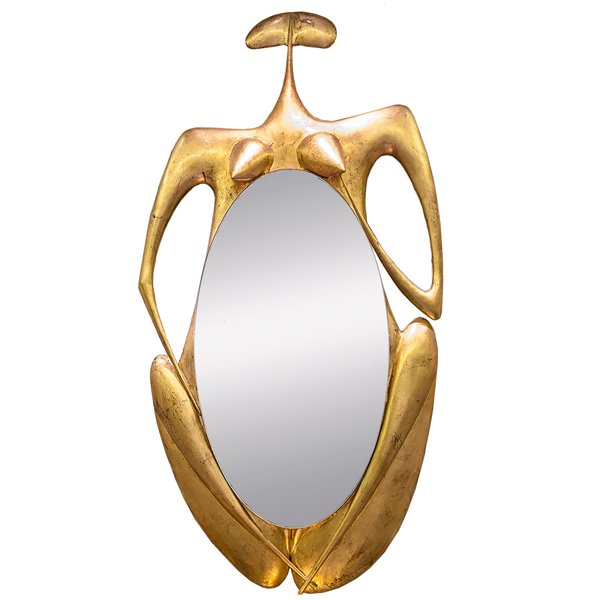 Дизайнерское зеркало Femme mirror Philippe Hiquily Золотой Дизайнерское зеркало Femme mirror Philippe Hiquily Золотой в Липецке | Loft Concept